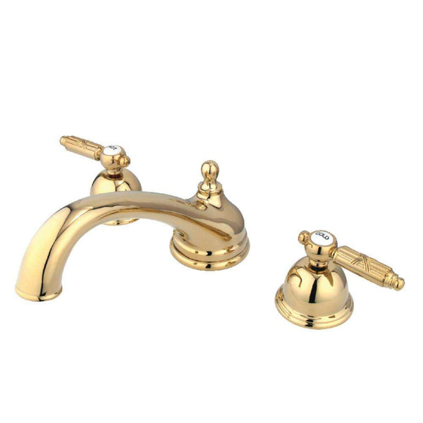 Kingston Brass KS3352GL Roman Tub Filler, Polished Brass