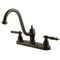 Kingston Brass KB3115TLLS Centerset Kitchen Faucet Bronze