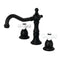 Kingston Brass KS1970PX 8 in. Wsp Bath Faucet, Matte Black