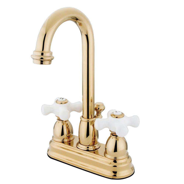 Kingston Brass KB3612PX 4 in. Centerset Bath Faucet Brass