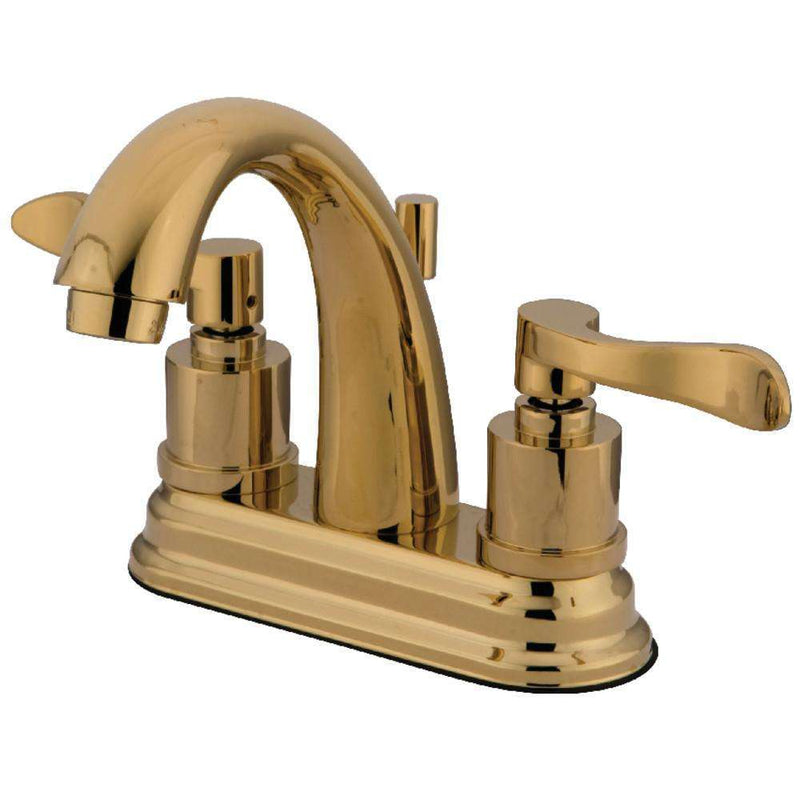 Kingston Brass KS8612DFL 4 in. Centerset Bath Faucet Brass