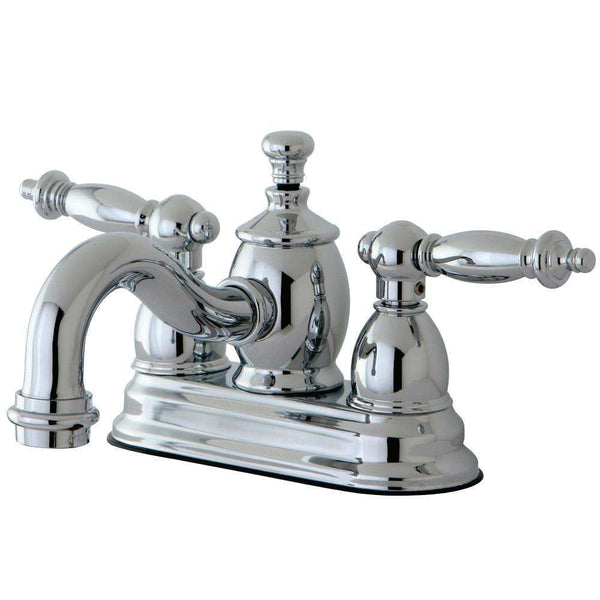 Kingston Brass KS7101TL 4 in. Centerset Bath Faucet