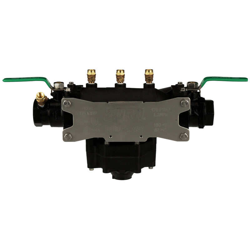 Zurn 1-1/2" 375XL Reduced Pressure Principle Backflow Preventer with black fusion epoxy coating 112-375XLB