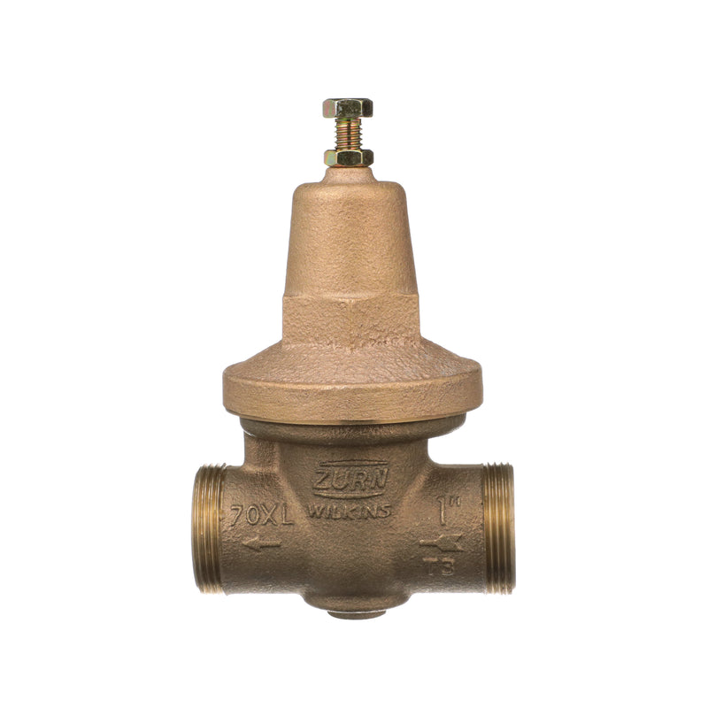 Zurn 1" 70XL Pressure Reducing Valve with double union FNPT connection 1-70XLDU