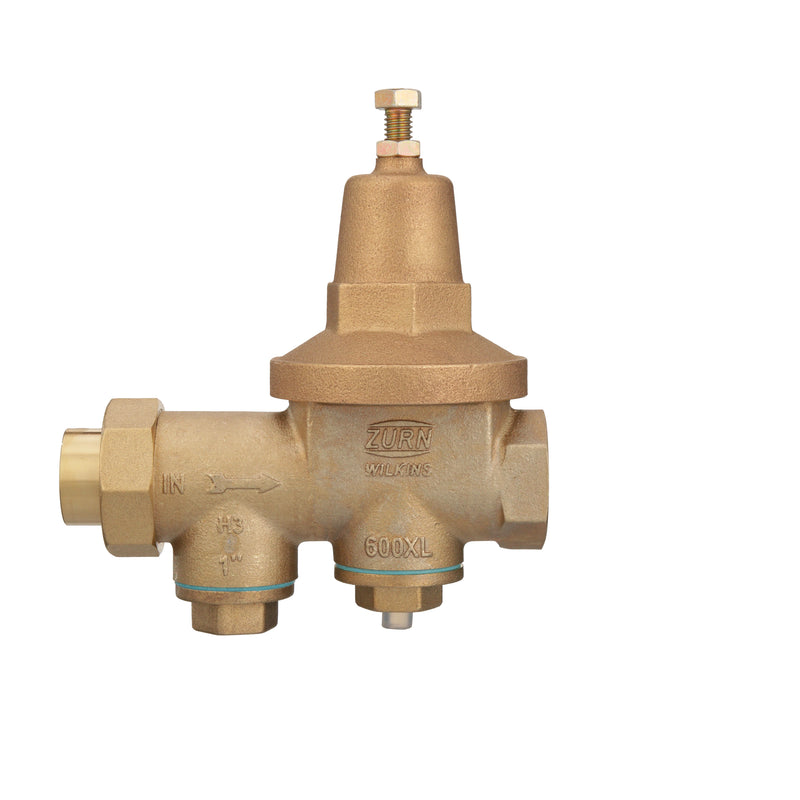 Zurn 1" 600XL Pressure Reducing Valve with cop/ sweat connections 1-600XLC