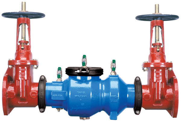 Zurn 10" 350A Double Check Backflow Preventer, with OS&Y Gates, FLG x FLG 10-350AOSY