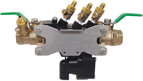 Zurn 2" 375XL Reduced Pressure Principle Backflow Preventer with SAE flare test fitting 2-375XLFT