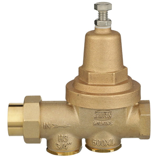 Zurn 3/4" 600XL Pressure Reducing Valve with sealed cage bell housing, and stainless steel adjustment screw 34-600XLSC