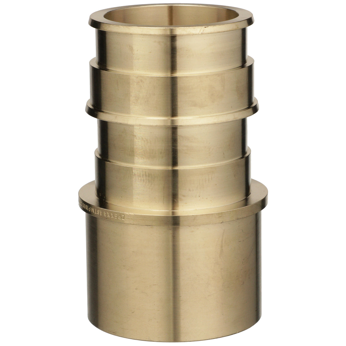 Zurn F1960 Expansion XL Brass Male Sweat Adapter, 2" EX PEX x 2" Male Sweat QE975GX