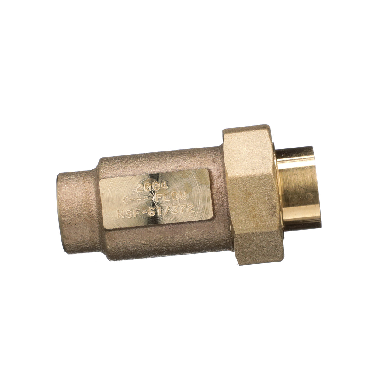Zurn 700XL Dual Check Valve with 1/2" female union inlet x 1/2" female outlet 12UFX12F-700XL