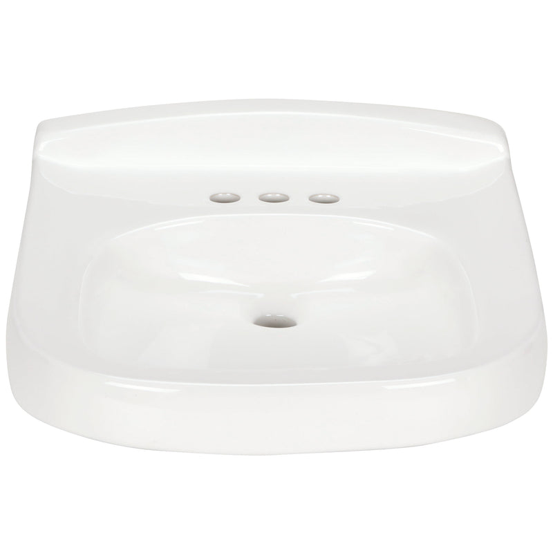 Zurn 23x20¥? Wall-Mount Wheelchair Accessible Sink/Lavatory, 4" Centers, White Vitreous China Z5324