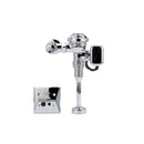 Zurn AquaVantage AV ZEMS Exposed In-Wall Hardwired Sensor Diaphragm Flush Valve with 0.5 GPF, 11-1/2" Rough-In, and 3/4" Top Spud in Chrome ZEMS6003AV-EWS