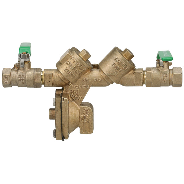 Zurn 1/2" 975XL2SAG Reduced Pressure Principle Backflow Preventer 12-975XL2SAG