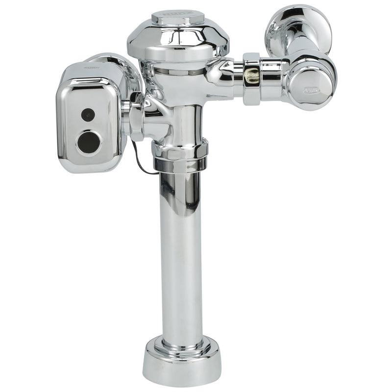 Zurn AquaVantage AV ZEMS Exposed Sensor Hardwired Diaphragm Flush Valve with 3.5 GPF, 1-1/2" Top Spud, and 11-1/2" Rough-in in Chrome ZEMS6000AV-IS