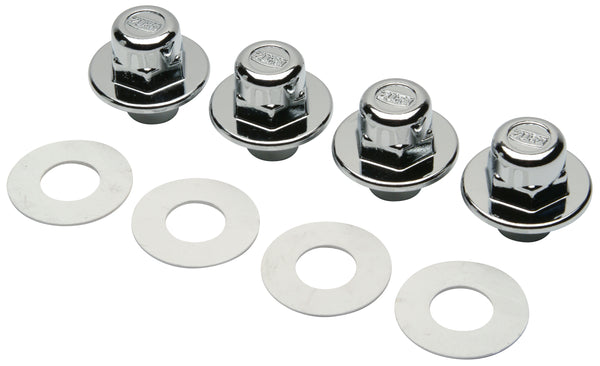 Zurn Extended Acorn Nut and Washer Kit for Wall-Hung Toilet Carrier, Includes 4 Cap Nuts and 4 Washers, 5/8 Fittings Z5610-NUT-EXT-KIT