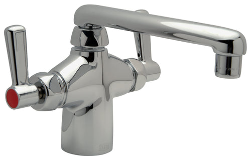 Zurn AquaSpec Laboratory Faucet, Single Hole with 2 Handles - 2.2 GPM Aerator, 6 Swing Spout, Lever Handles in Chrome Z826F1-XL