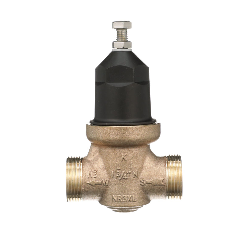 Zurn 3/4" NR3XL Pressure Reducing Valve with double union FNPT connection and FC (cop/ sweat) union connection 34-NR3XLDUC