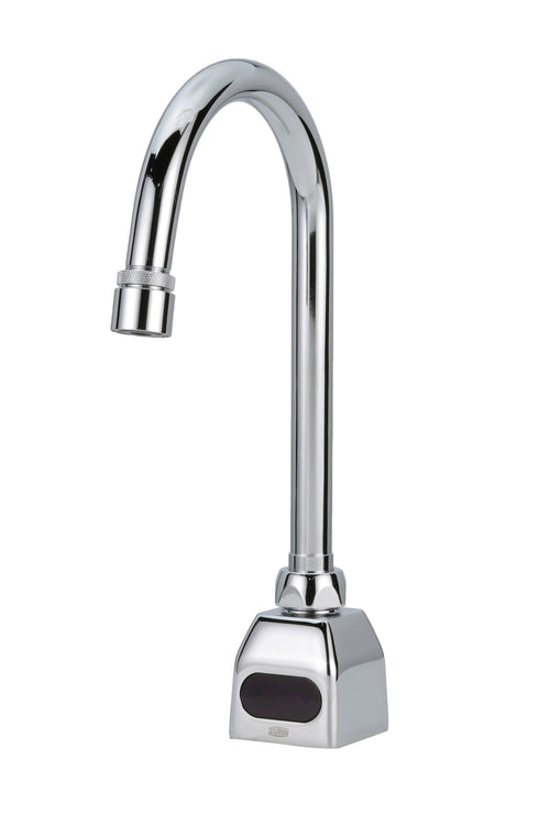 Zurn AquaSense Single Hole Gooseneck Sensor Faucet with 0.5 GPM Spray Outlet in Chrome Z6920-XL-F