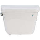 Zurn 1-Piece High-Efficiency Toilet Tank, 1.28 GPF, 3 Flush Valve, White Vitreous China Z5535-TNK-K