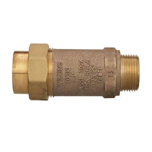 Zurn 700XL Dual Check Valve (1" FNTC X 1" MMCT) 1UFMX1MM-700XL