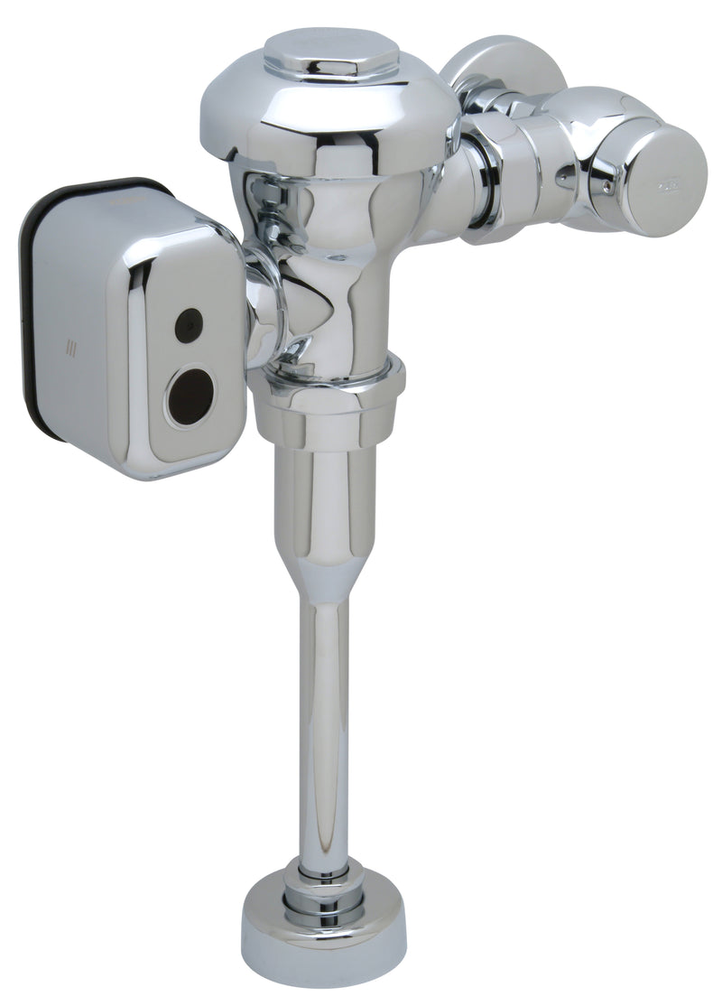 Zurn AquaVantage AV ZEMS Exposed Hardwired Sensor Diaphragm Flush Valve with 0.125 GPF, 11-1/2" Rough-In, and 3/4" Top Spud in Chrome ZEMS6003AV-ULF-IS