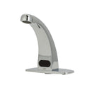 Zurn AquaSense Single Hole Sensor Faucet with 1.5 GPM Aerator and 4" Cover Plate in Chrome Z6913-XL-CP4
