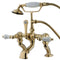 Kingston Brass CC413T2 Vintage 7" Deck Mount Tub Filler