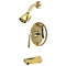 Kingston Brass KB46320ZL Silver Sage Tub & Shower