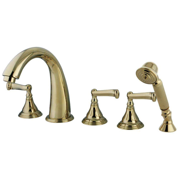 Kingston Brass KS53625FL Royale Roman Tub Filler 5 Pieces