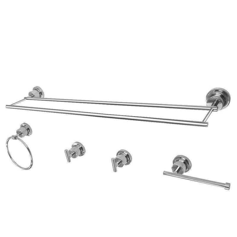 Kingston Brass BAH821330478C 5-Piece Bath Accs Set