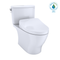 TOTO WASHLET Nexus Two-Piece Elongated 1.28 GPF Toilet with S500e Contemporary Bidet Seat, Cotton White MW4423046CEFG#01