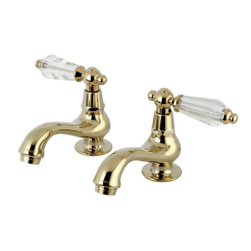 Kingston Brass KS1102WLL Basin Tap Faucet W/ Cross Hnd Brass