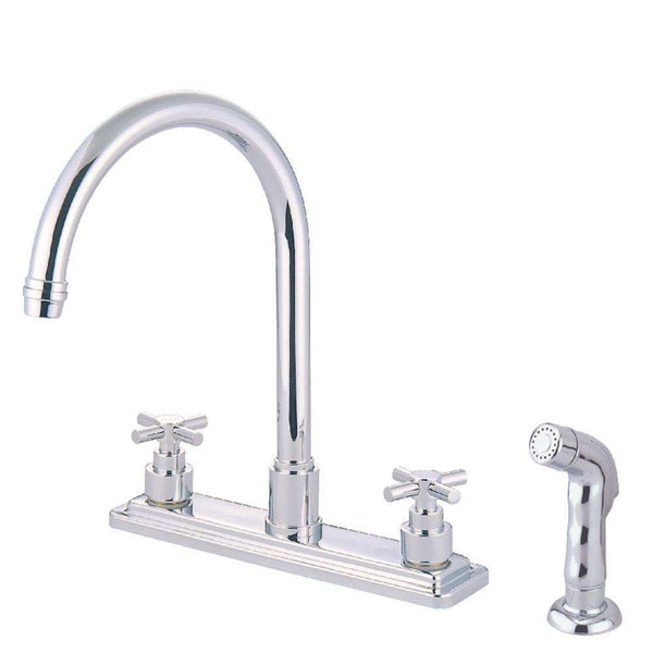 Kingston Brass KS8791EX 8-Inch Centerset Kitchen Faucet