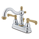 Kingston Brass KB1604FL 4 in. Centerset Bath Faucet/ Brass