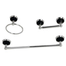 Kingston Brass BAK911248C Onyx 4-Piece Bath Accs Set