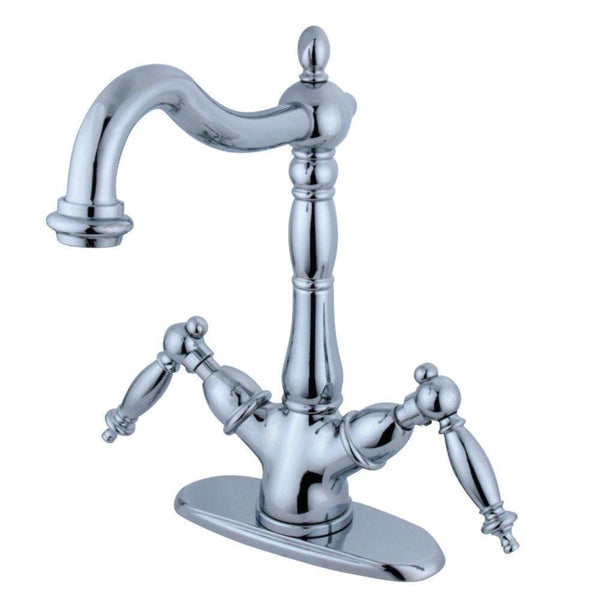 Kingston Brass KS1491TL Vessel Sink Faucet, Polished Chrome