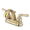 Kingston Brass GKB5612NML 4 in. Centerset Bath Faucet Brass