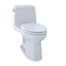 TOTO UltraMax One-Piece Elongated 1.6 GPF Toilet with CeFiONtect, Cotton White MS854114SG