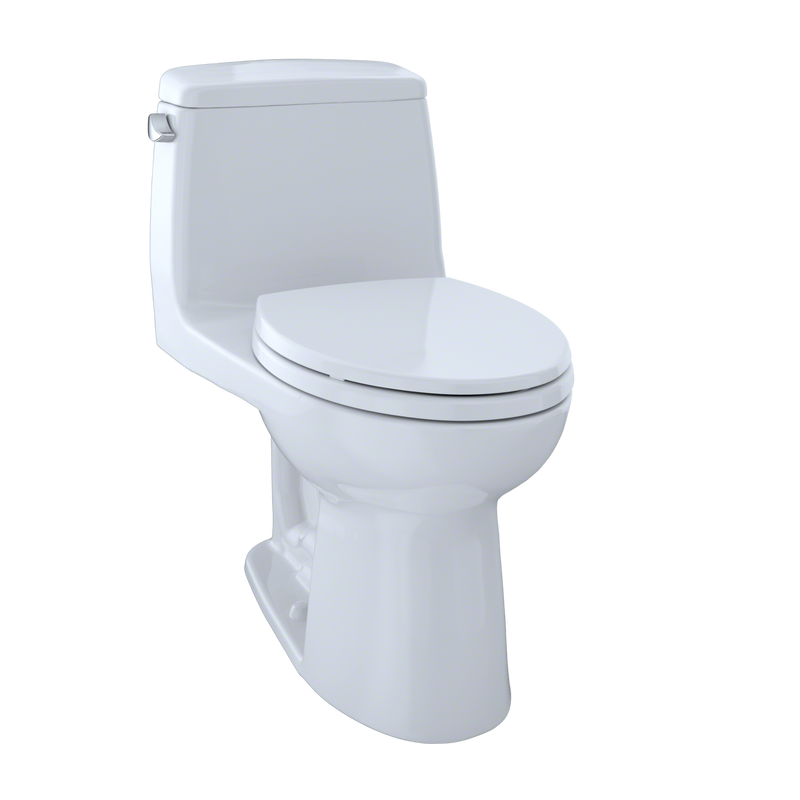 TOTO UltraMax One-Piece Elongated 1.6 GPF Toilet with CeFiONtect, Cotton White MS854114SG