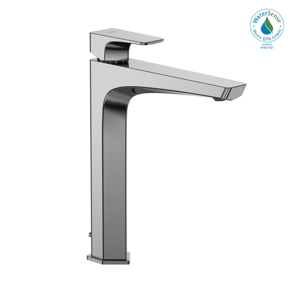 TOTO GE 1.2 GPM Single Handle Vessel Bathroom Sink Faucet with COMFORT GLIDE Technology, Polished Chrome Nickel TLG7305U#CP