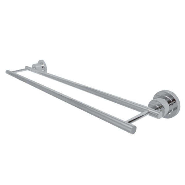 Kingston Brass BA8213C 24" Dual Towel Bar, Polished Chrome