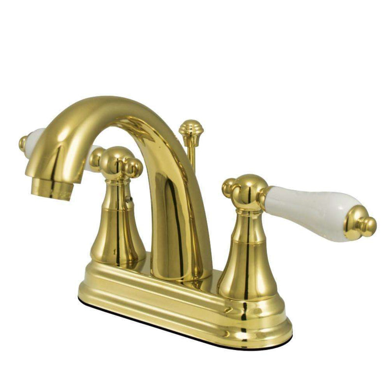 Kingston Brass KS7612PL 4 in. Centerset Bath Faucet Brass