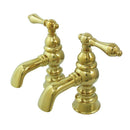 Kingston Brass CC1102T2 Basin Faucet Set, Polished Brass