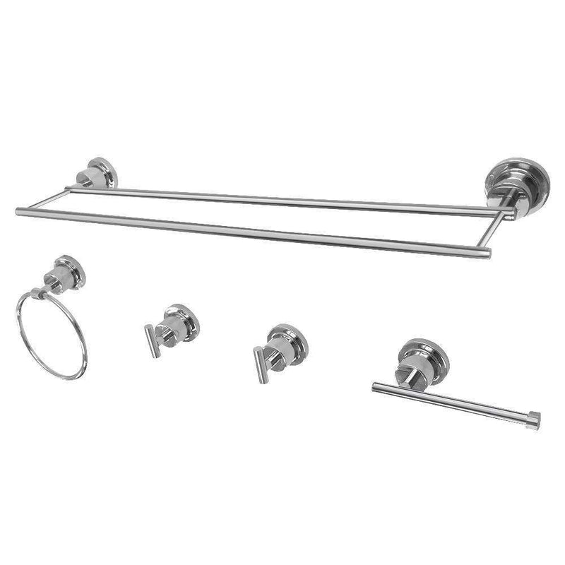 Kingston Brass BAH821318478C 5-Piece Bath Accs Set