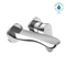 TOTO GO 1.2 GPM Wall-Mount Single-Handle Bathroom Faucet with COMFORT GLIDETechnology, Polished Chrome TLG01310U#CP