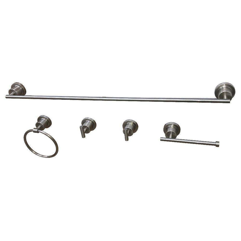 Kingston Brass BAH8230478SN 5-Piece Bathroom Accs Set