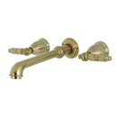 Kingston Brass KS7027GL Georgian 2-Handle Wall Mount