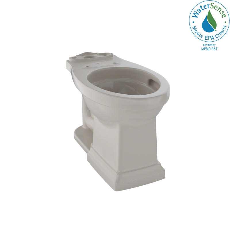 TOTO Promenade II Universal Height Toilet Bowl with CeFiONtect, Bone C404CUFG