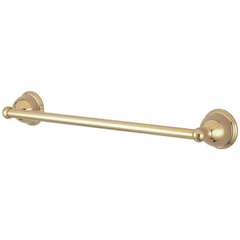 Kingston Brass BA3962PB 18" Towel Bar, Polished Brass