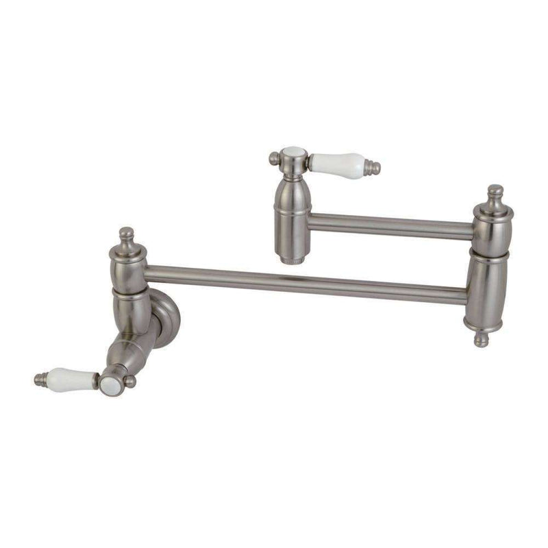 Kingston KS3108BPL Bel-Air Wall Mount Pot Filler K Faucet